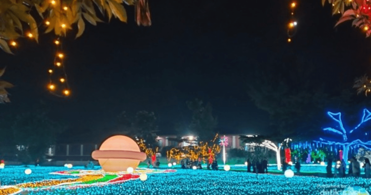 Light Wonderland TVRI: Pameran Cahaya Spektakuler Menjadi Surga Estetika Malam