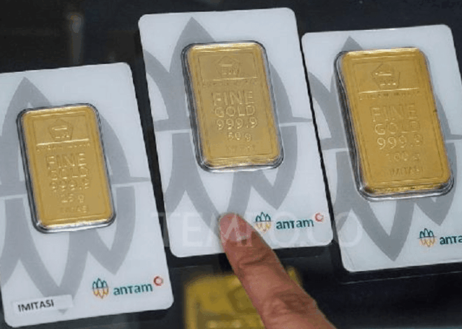 Harga Emas Antam Turun Rp 13 Ribu di Tahun Baru