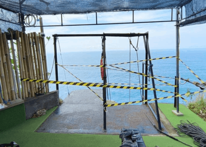 Bungee Jumping Nusa Penida Nekat Beroperasi Meski Sudah Ditutup