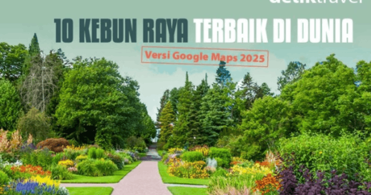 Bangga! Kebun Raya Bogor Masuk 3 Besar Kebun Raya Terbaik di Dunia