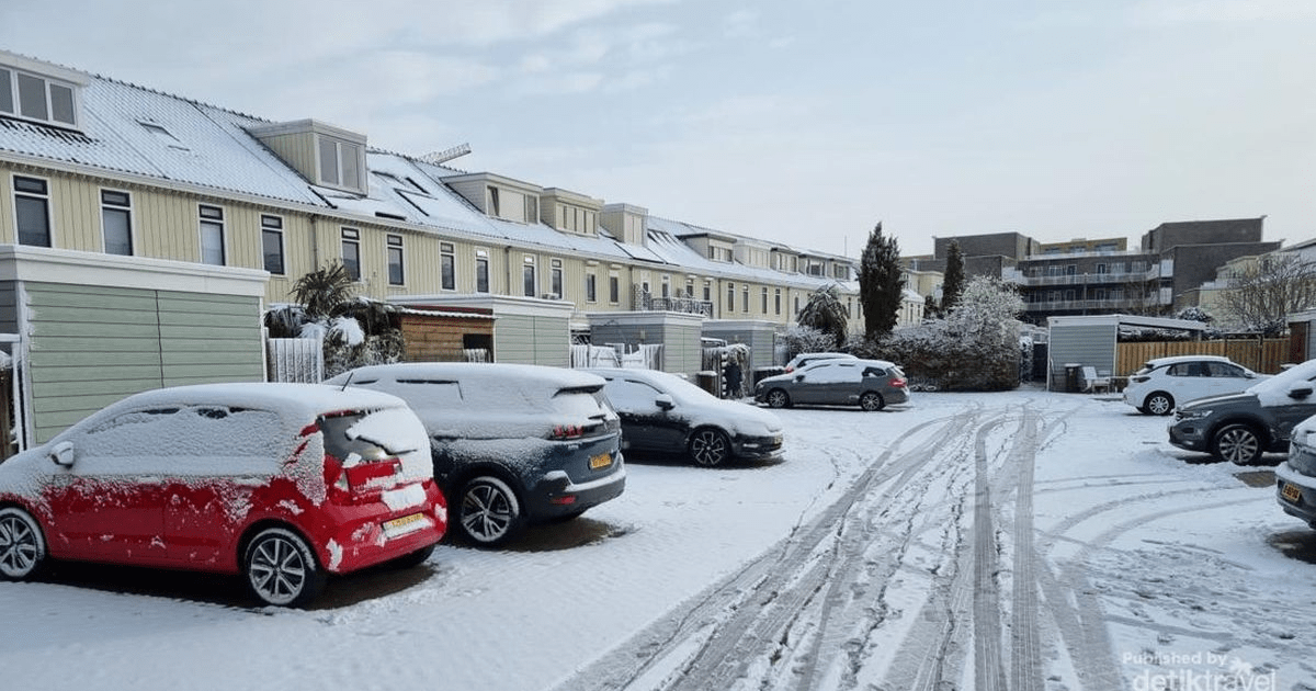 Belanda Kelimpungan! Musim Salju di Belanda Lumpuhkan Transportasi