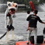 Barongsai di Danau Senayan