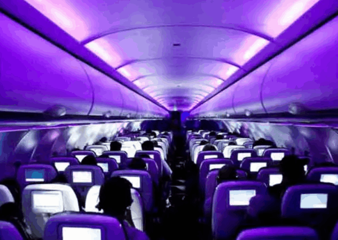 Alasan Pesawat Meredupkan Lampu Kabin Saat Take Off & Landing