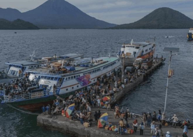 Ramai! Suasana Mudik Antarpulau di Ternate Jelang Lebaran 2026