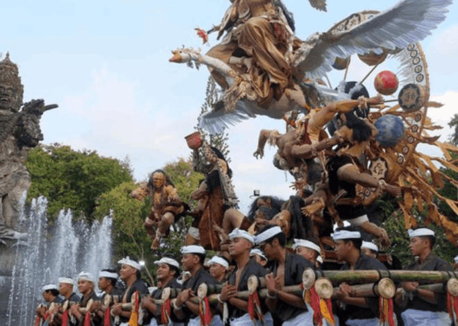 Megah! Ogoh-Ogoh Raksasa Meriahkan Kasanga Festival 2026 di Denpasar