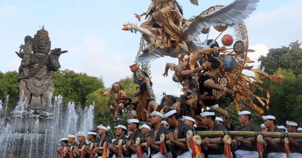 Megah! Ogoh-Ogoh Raksasa Meriahkan Kasanga Festival 2026 di Denpasar
