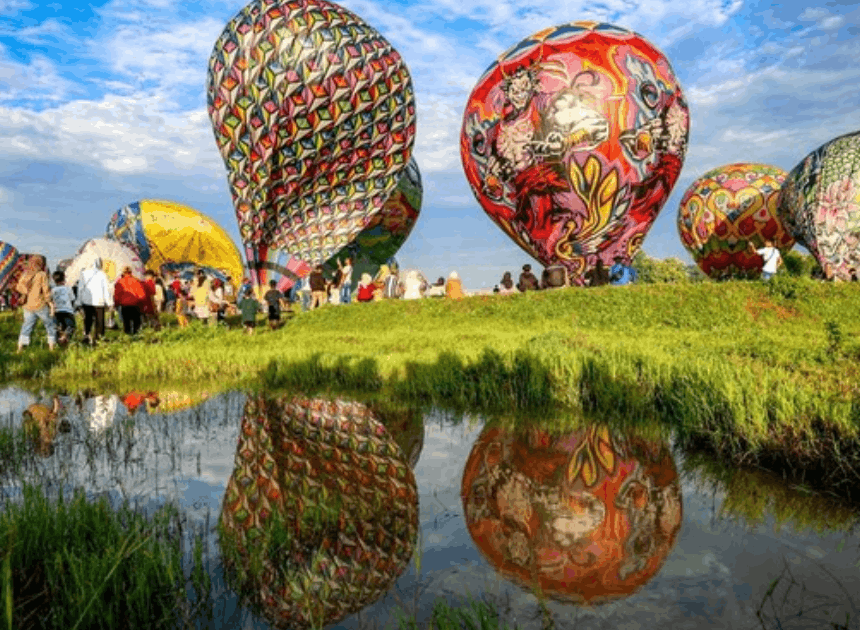Reog Balon Carnival: 44 Balon Udara Hiasi Langit Ponorogo!
