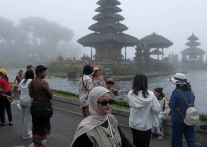 Kunjungan Wisatawan Ulun Danu Beratan Melonjak