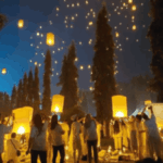 tips nonton festival lampion Waisak Borobudur
