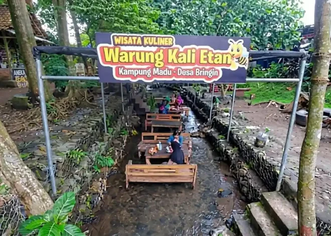 Sensasi Makan di Atas Air: Intip Warung Kali Etan, Permata Tersembunyi di Kampung Madu Kediri