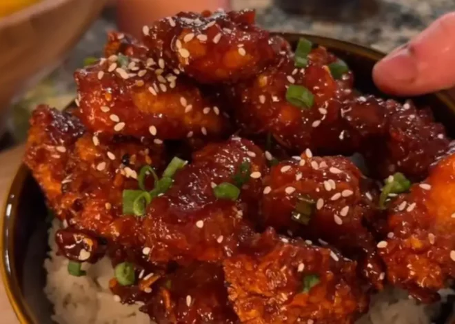 Resep Korean Popcorn Chicken Air Fryer, Ayam Crispy Pedas Manis Tinggi Protein