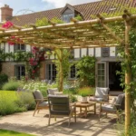 pergola bambu - ilustrasi berita 7 Model Pergola Bambu untuk Rumah Pedesaan, Halaman Makin Asri dan Sejuk
