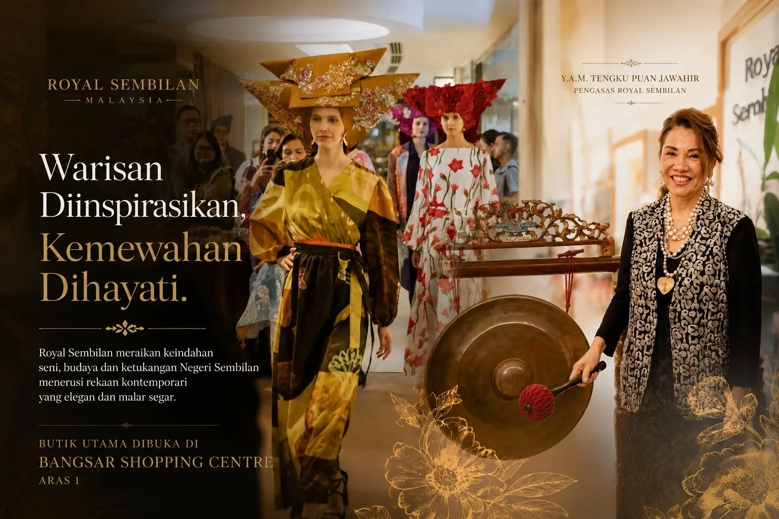 royal sembilan Royal Sembilan: Menjulang Warisan dan Mengalunkan Keindahan… royal sembilan - ilustrasi berita Royal Sembilan: Menjulang Warisan dan Mengalunkan Keindahan Fesyen Mewah Malaysia