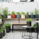 teras minimalis - ilustrasi berita 7 Inspirasi Teras Minimalis dengan Galon Bekas yang Disulap Jadi Urban Garden