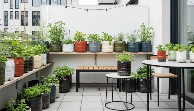 7 Inspirasi Teras Minimalis dengan Galon Bekas yang Disulap Jadi Urban Garden