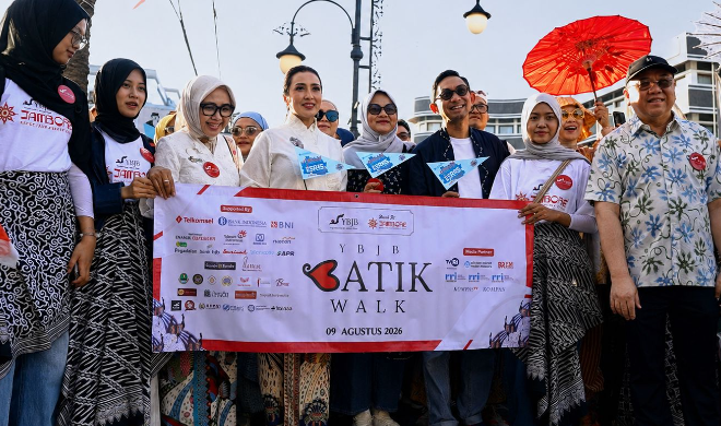 YBJB Gelar Batik Walk Awali Rangkaian Jambore Batik Jabar 2026 di Kota Bandung