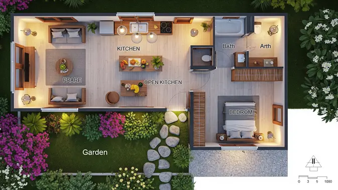 dapur terbuka kampung Dapur Terbuka Kampung: 9 Inspirasi Denah Rumah Sederhana… dapur terbuka kampung - ilustrasi berita Dapur Terbuka Kampung: 9 Inspirasi Denah Rumah Sederhana dengan Dapur Terbuka…