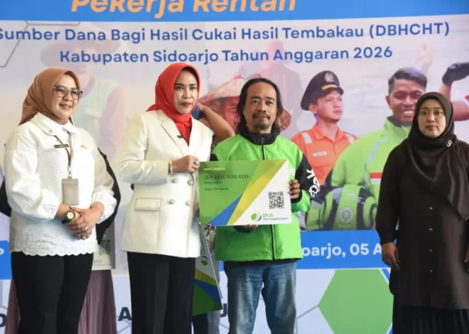 Pemkab Sidoarjo Daftarkan 42.210 Pekerja Rentan ke JKK dan JKM BPJS Ketenagakerjaan