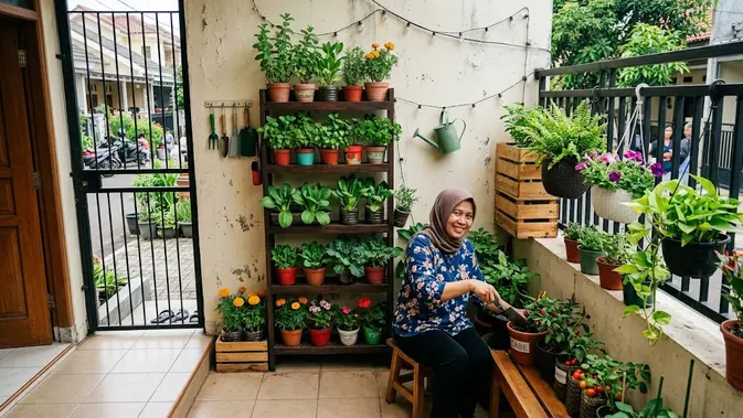 sudut teras sempit 10 Cara Memanfaatkan Sudut Teras Sempit untuk Berkebun… sudut teras sempit - ilustrasi berita 10 Cara Memanfaatkan Sudut Teras Sempit untuk Berkebun Estetik